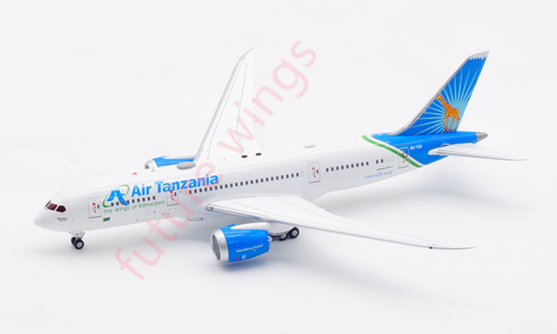 1:400 Aviation400 Air Tanzania B787-8 5H-TCG Aircraft Model Free Tractor+Stand