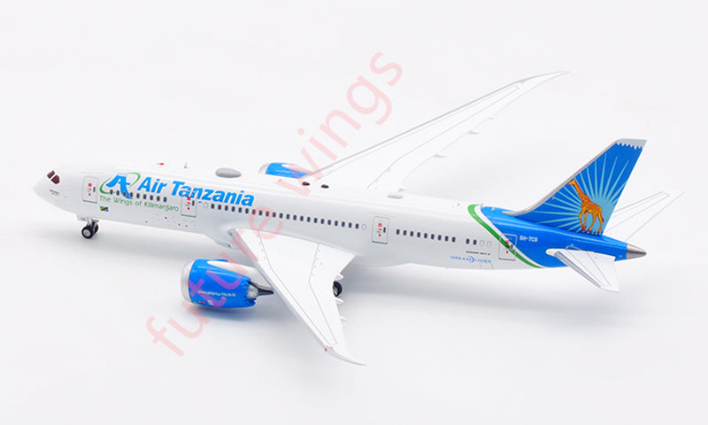 1:400 Aviation400 Air Tanzania B787-8 5H-TCG Aircraft Model Free Tractor+Stand