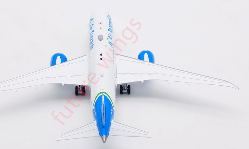 1:400 Aviation400 Air Tanzania B787-8 5H-TCG Aircraft Model Free Tractor+Stand