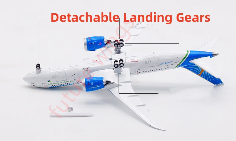 1:400 Aviation400 Air Tanzania B787-8 5H-TCG Aircraft Model Free Tractor+Stand