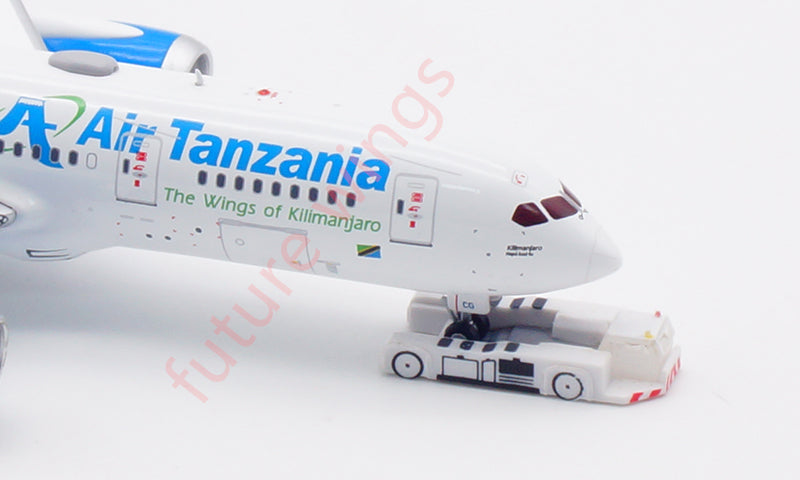 1:400 Aviation400 Air Tanzania B787-8 5H-TCG Aircraft Model Free Tractor+Stand