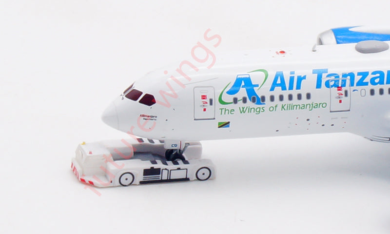 1:400 Aviation400 Air Tanzania B787-8 5H-TCG Aircraft Model Free Tractor+Stand