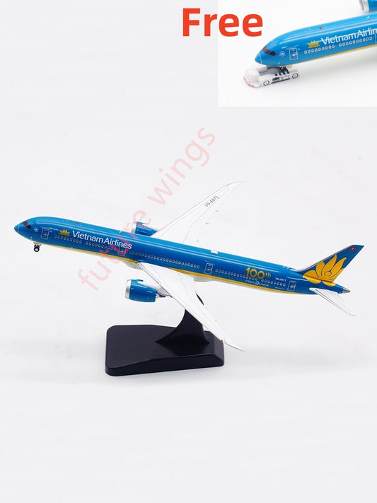 1:400 Aviation400 Vietnam Airlines B787-10 VN-A873 "100th" Aircraft Model Free Tractor+Stand