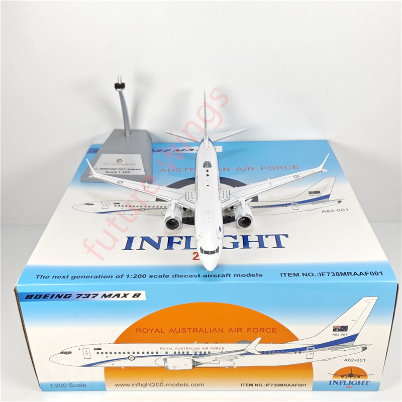 1:200 InFlight200 Royal Australian Air Force B737-8 MAX A62-001 Aircraft Model With Stand