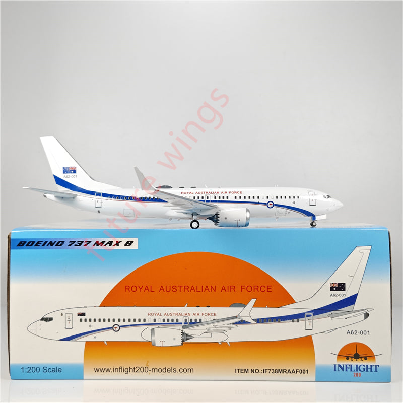 1:200 InFlight200 Royal Australian Air Force B737-8 MAX A62-001 Aircraft Model With Stand