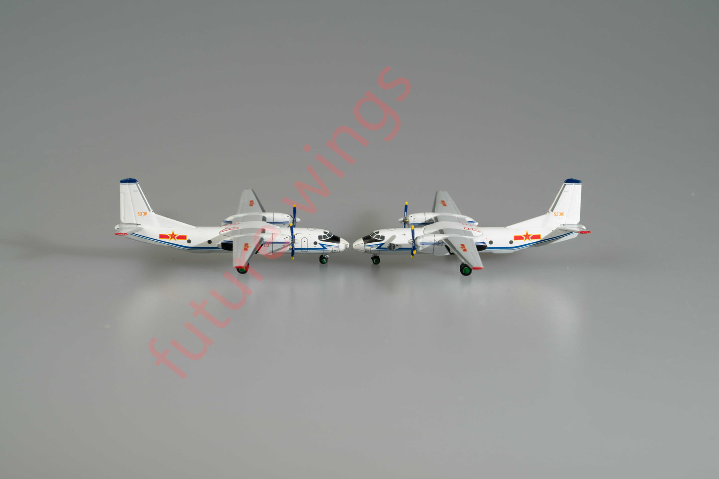 1:400 Patriot P-400-001 PLAAF Xian Y-7H 53310 & 53311  2in1 Set  Transportion Aircraft Model