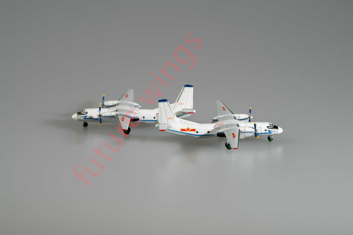 1:400 Patriot P-400-001 PLAAF Xian Y-7H 53310 & 53311  2in1 Set  Transportion Aircraft Model