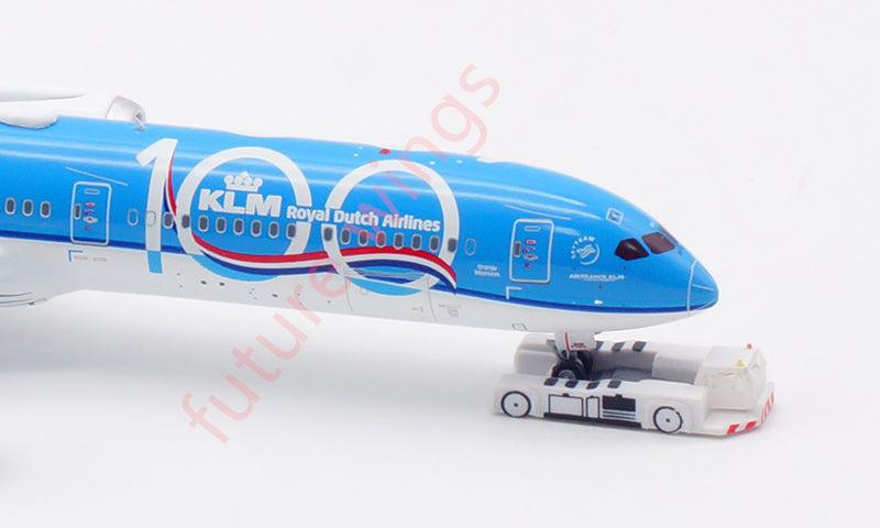 1:400 Aviation400 KLM B787-10 PH-BKA “100years” Aircraft Model Free Tractor+Stand