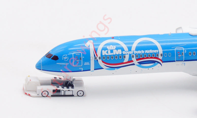 1:400 Aviation400 KLM B787-10 PH-BKA “100years” Aircraft Model Free Tractor+Stand