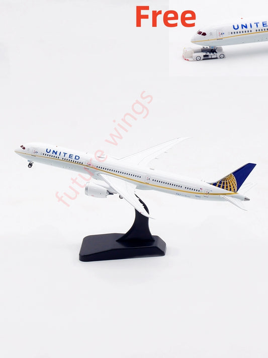 1:400 Aviation400 United Airlines B787-10 N12003 Aircraft Model Free Tractor+Stand