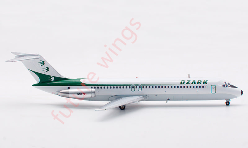 1:200 InFlight200 OZARK DC-9-30 N977Z Diecast Aircraft Model