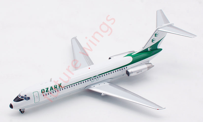 1:200 InFlight200 OZARK DC-9-30 N977Z Diecast Aircraft Model