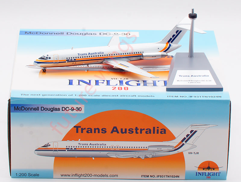 1:200 InFlight200 Trans Australia DC-9-30 VH-TJR Diecast Aircraft Model