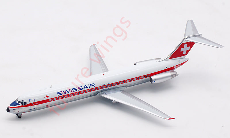 1:200 B-Models(InFlight200) Swiss Air DC-9-51 HB-ISU Diecast Aircraft Model