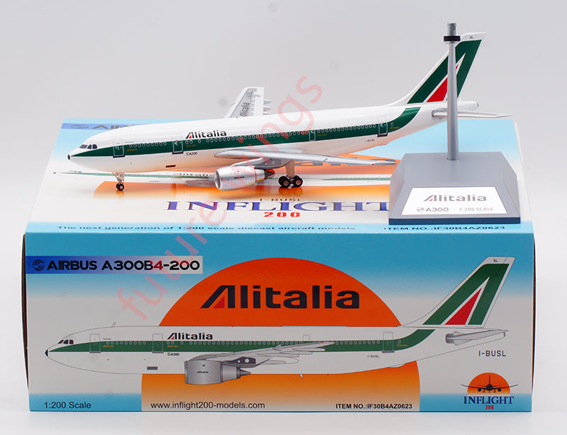 1:200 InFlight200 Alitalia Airbus A300B4 I-BUSL Diecast Aircraft Model