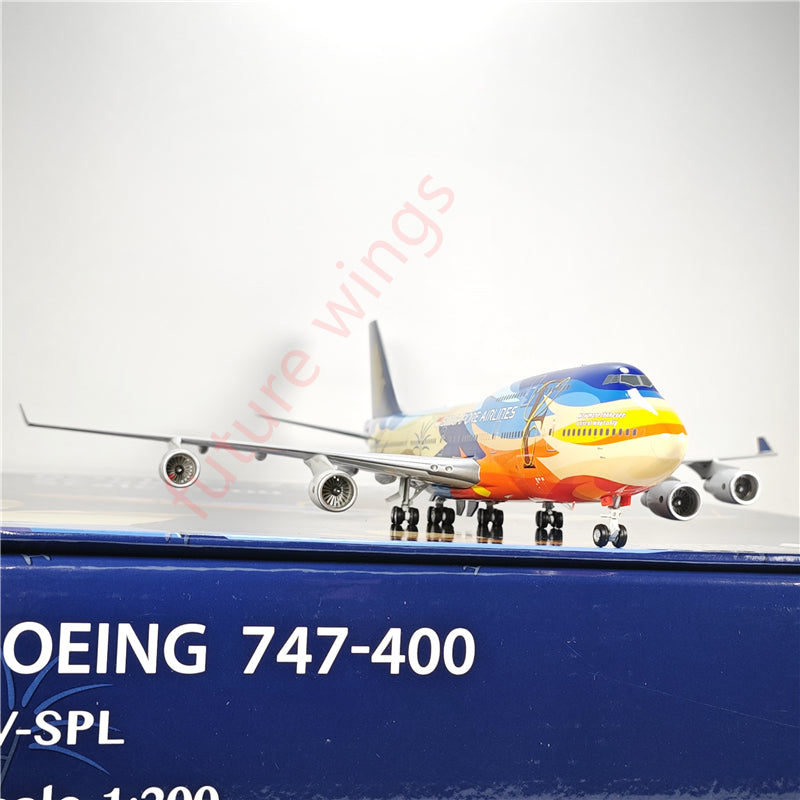 1:200 SQ Wings L2002 Singapore Airlines B747-400 9V-SPL Aircraft Model