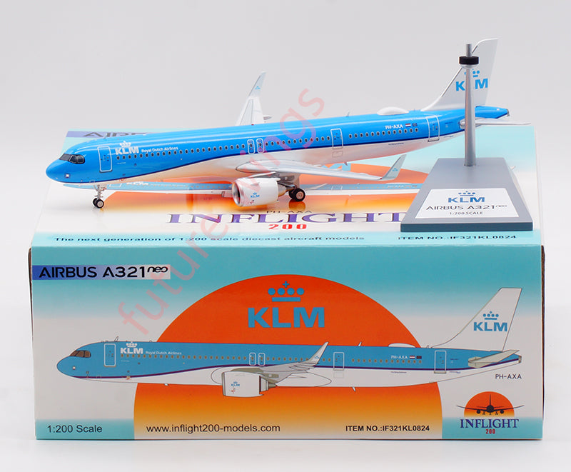 1:200 InFlight200 KLM A321NEO PH-AXA Aircraft Model With Stand