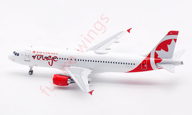 1:200 B-Models Air Canada rouge A320 C-GFDU Aircraft Model With Stand