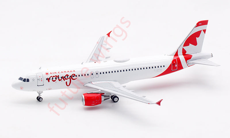 1:200 B-Models Air Canada rouge A320 C-GFDU Aircraft Model With Stand