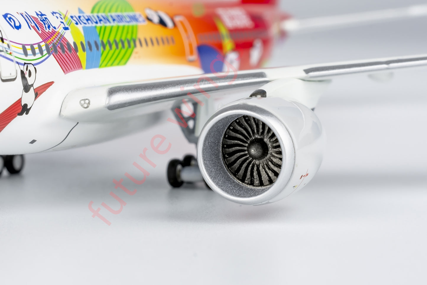 1:400 NG Models NG39081 SiChuan Airlines Airbus A350-900 B-32G2 Aircraft Model+Free Tractor