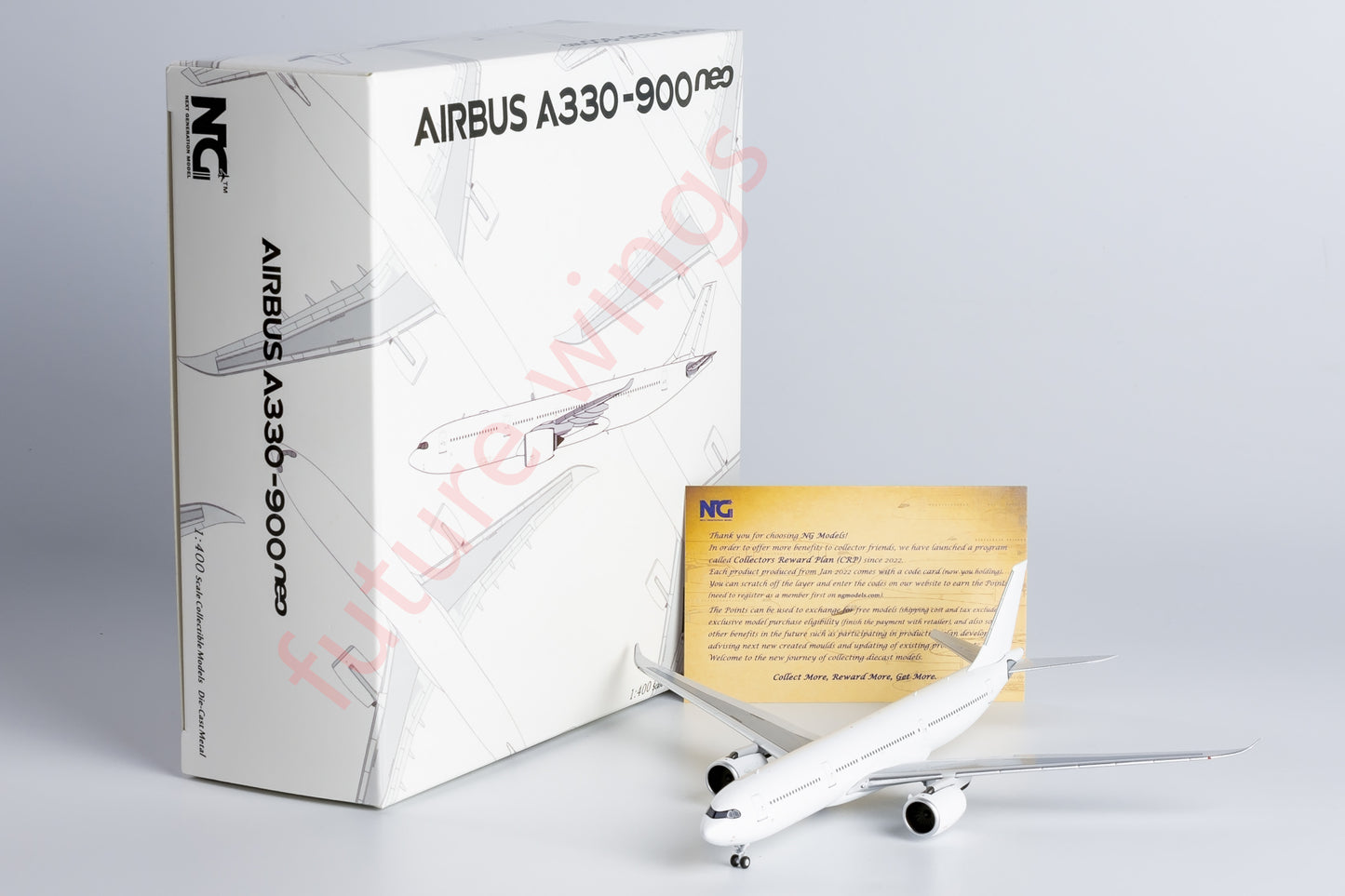 1:400 NG Models NG68000 Airbus A330-900neo Blank Aircraft Model+Free Tractor