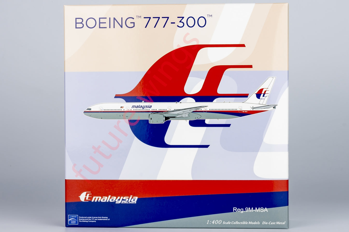 1:400 NG Models NG73045 Malaysia Airlines Boeing 777-300 9M-MSA Aircraft Model+Free Tractor