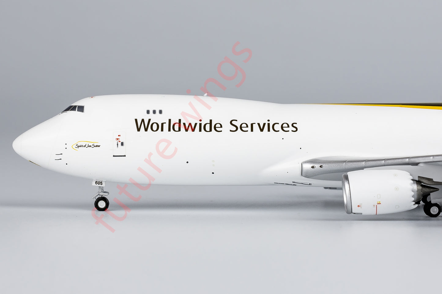 1:400 NG Models NG78026 UPS Boeing 747-8F N605UP Aircraft Model+Free Tractor