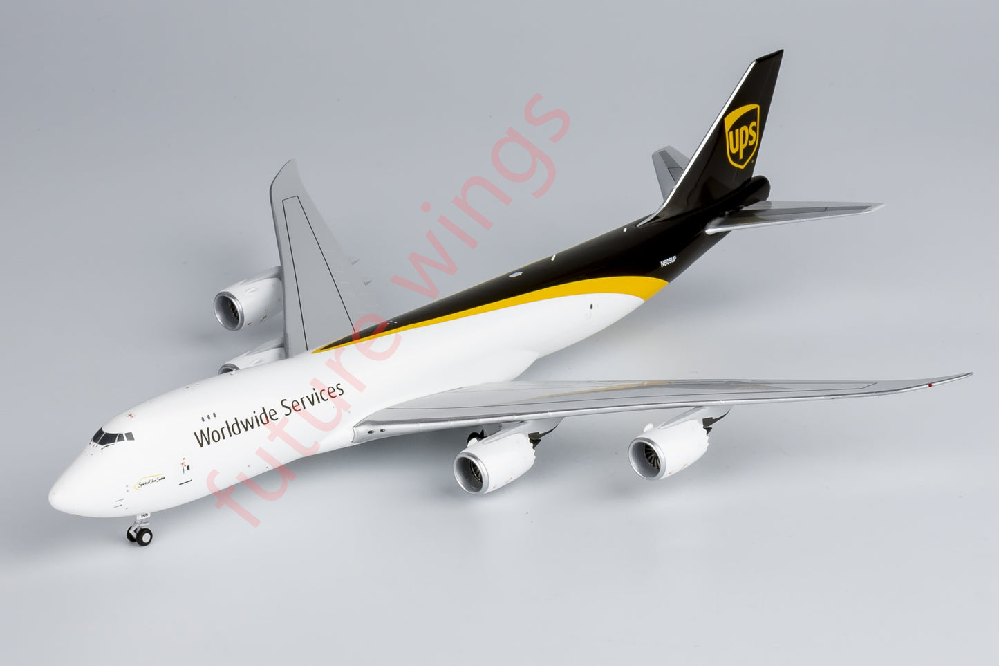 1:400 NG Models NG78026 UPS Boeing 747-8F N605UP Aircraft Model+Free Tractor