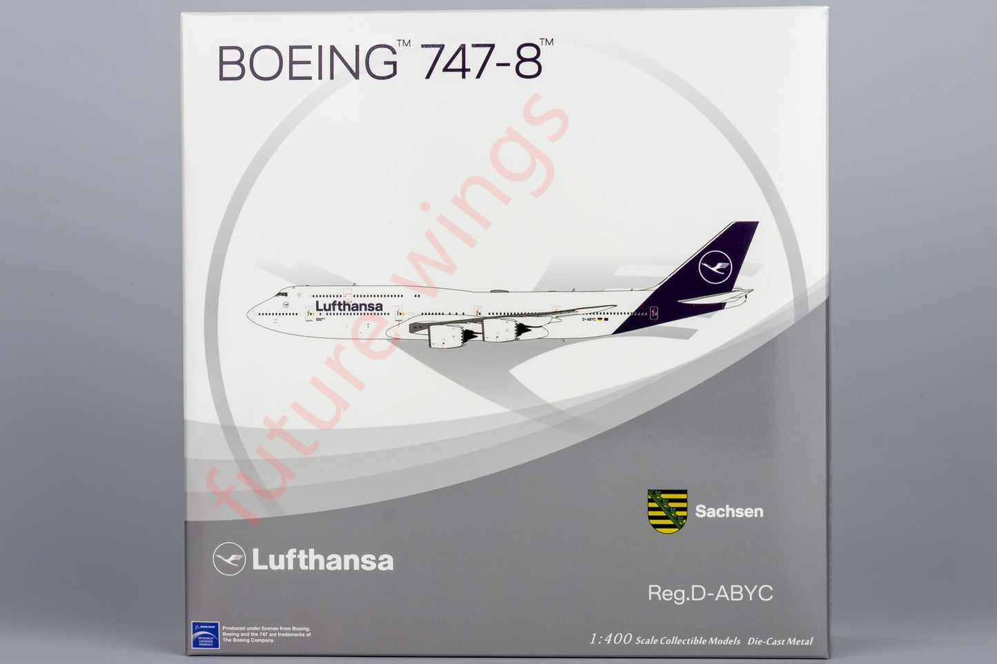 1:400 NG Models NG78028 Lufthansa Airlines Boeing 747-8  D-ABYC Aircraft Model+Free Tractor