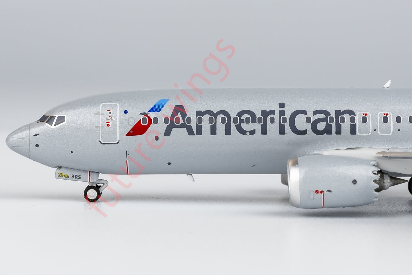 1:400 NG Models NG88033 American Airlines B737 MAX8 N338RS Aircraft Model+Free Tractor