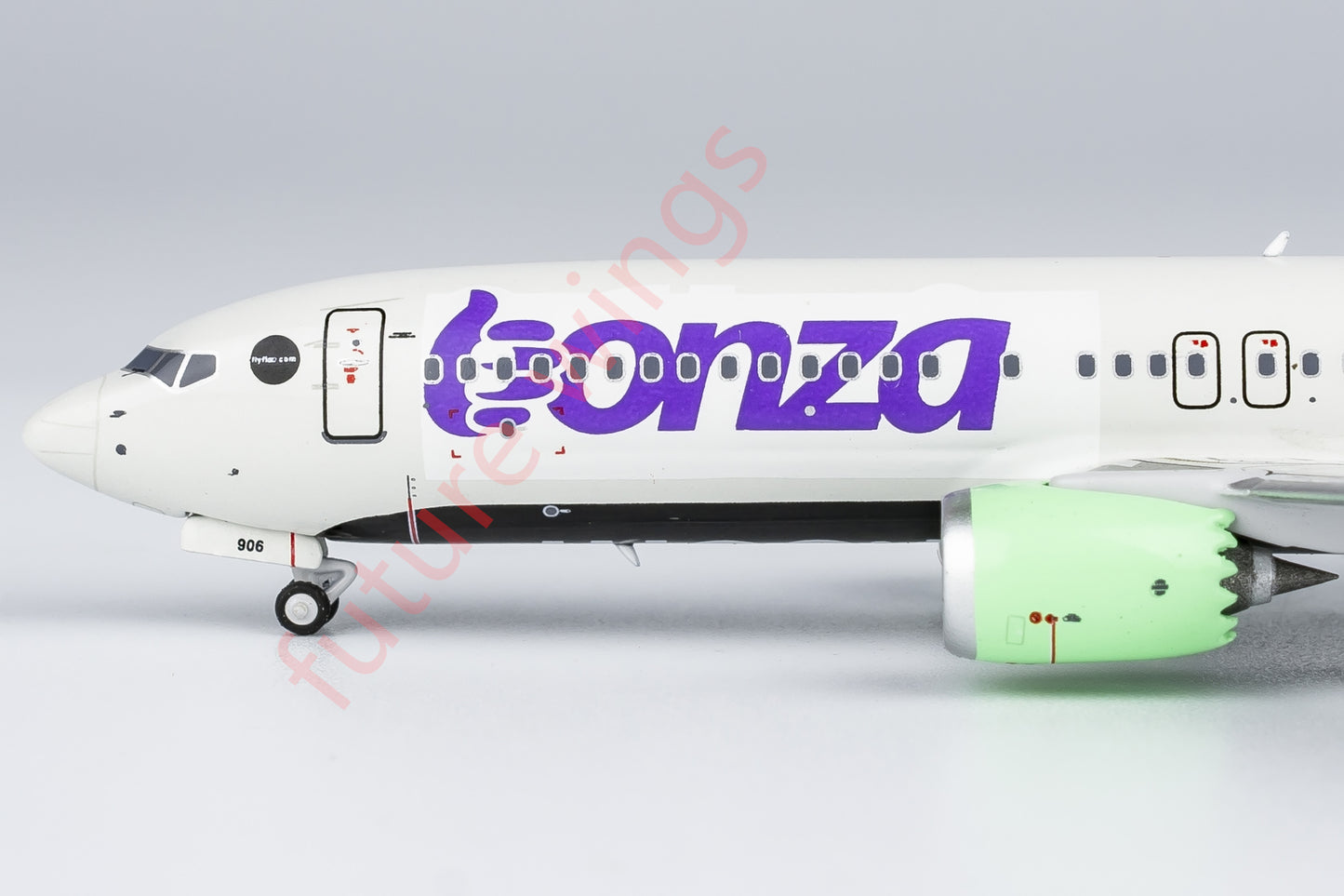 1:400 NG Models NG88032 Bonza Airlines B737 MAX8 C-FLKC Aircraft Model+Free Tractor