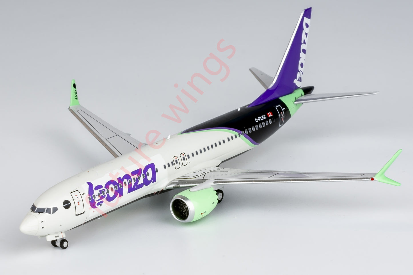 1:400 NG Models NG88032 Bonza Airlines B737 MAX8 C-FLKC Aircraft Model+Free Tractor