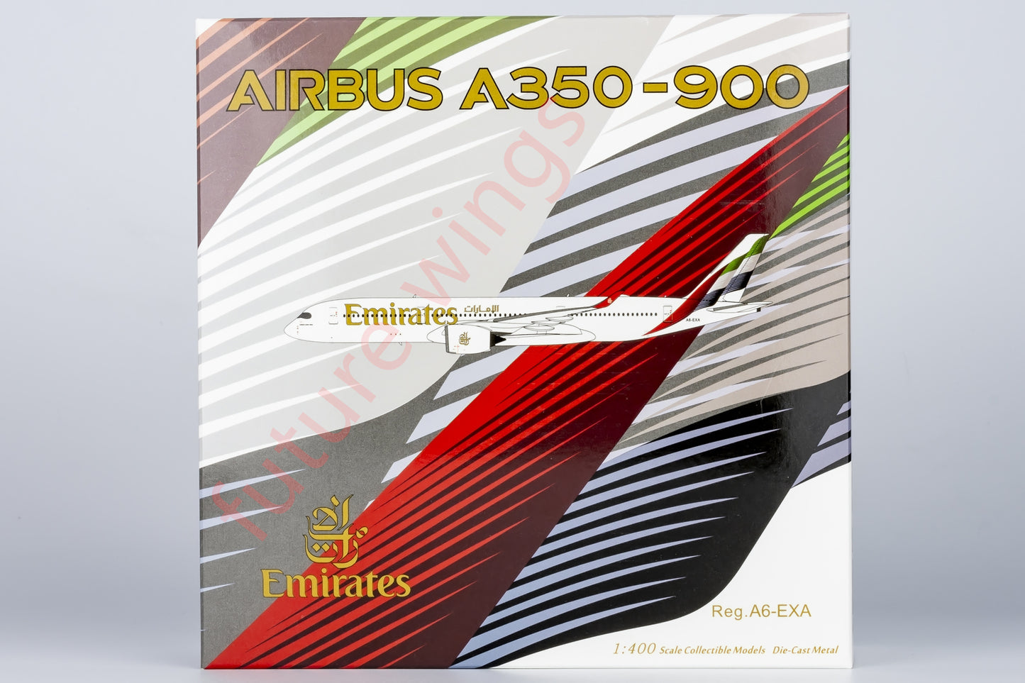 1:400 NG Models NG39072 Emirates Airlines A350-900 A6-EXA Aircraft Model+Free Tractor