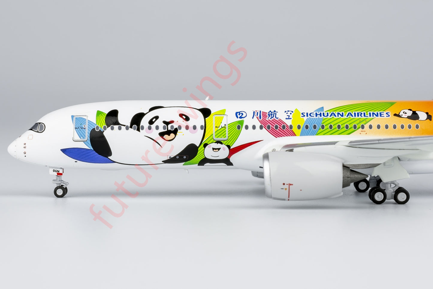 1:400 NG Models NG39080 SiChuan Airlines A350-900 B-306N Aircraft Model+Free Tractor