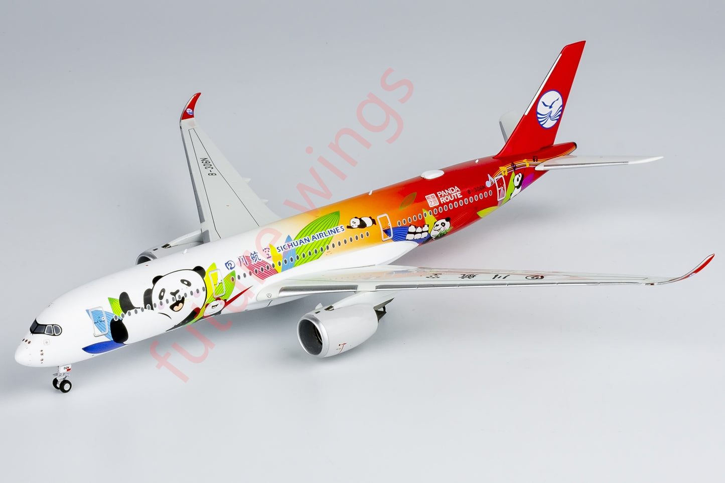 1:400 NG Models NG39080 SiChuan Airlines A350-900 B-306N Aircraft Model+Free Tractor