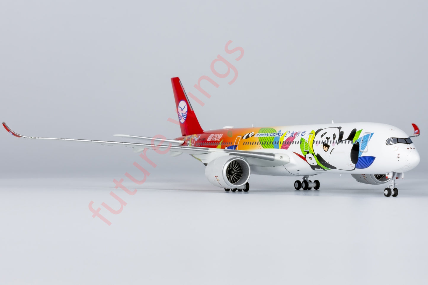 1:400 NG Models NG39080 SiChuan Airlines A350-900 B-306N Aircraft Model+Free Tractor