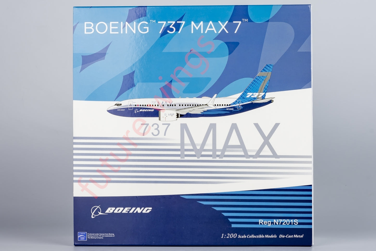 1:200 NG Models NG91001 Boeing 737 MAX 7 N7201S Aircraft Model