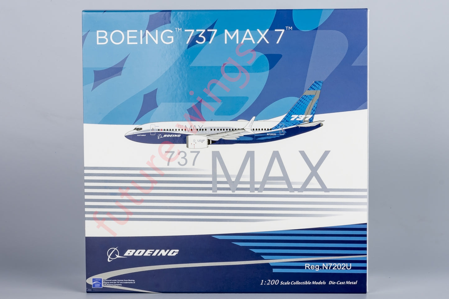 1:200 NG Models NG91002 Boeing 737 MAX 7 N7202U Aircraft Model