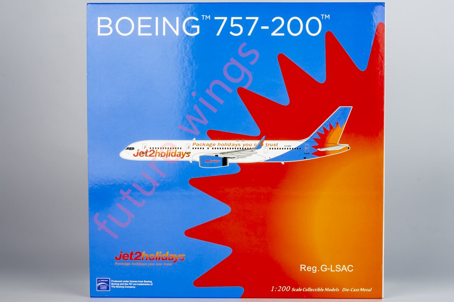 1:200 NG Models NG42035 Jet2 Boeing 757-200/w G-LSAC Aircraft Model With Stand