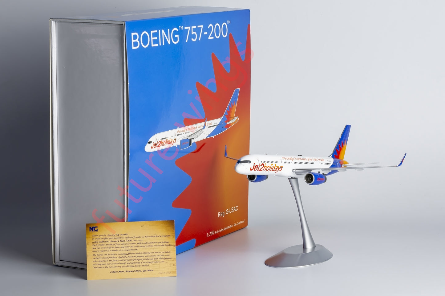 1:200 NG Models NG42035 Jet2 Boeing 757-200/w G-LSAC Aircraft Model With Stand