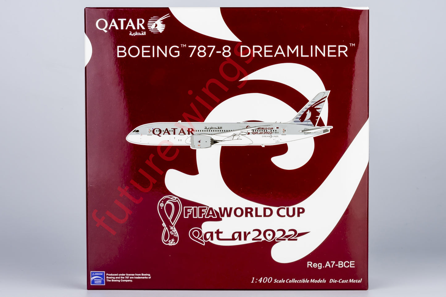 1:400 NG Models NG59010 Qatar Airways B787-8 A7-BCE Aircraft Model+Free Tractor