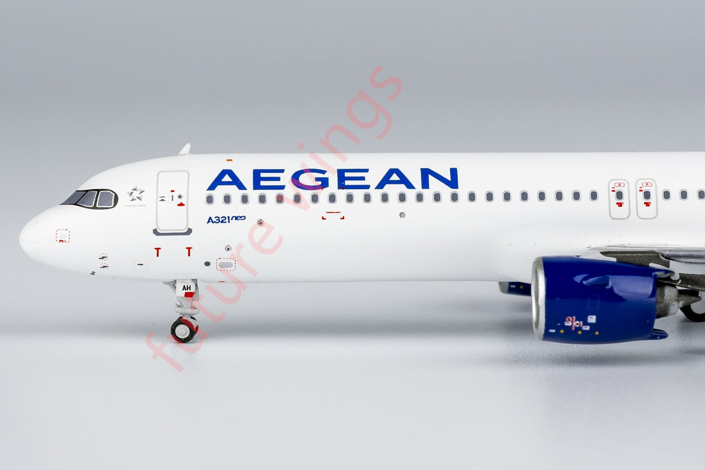 1:400 NG Models NG58238 AEGEAN Air A321NEO SX-NAH Aircraft Model+Free Tractor