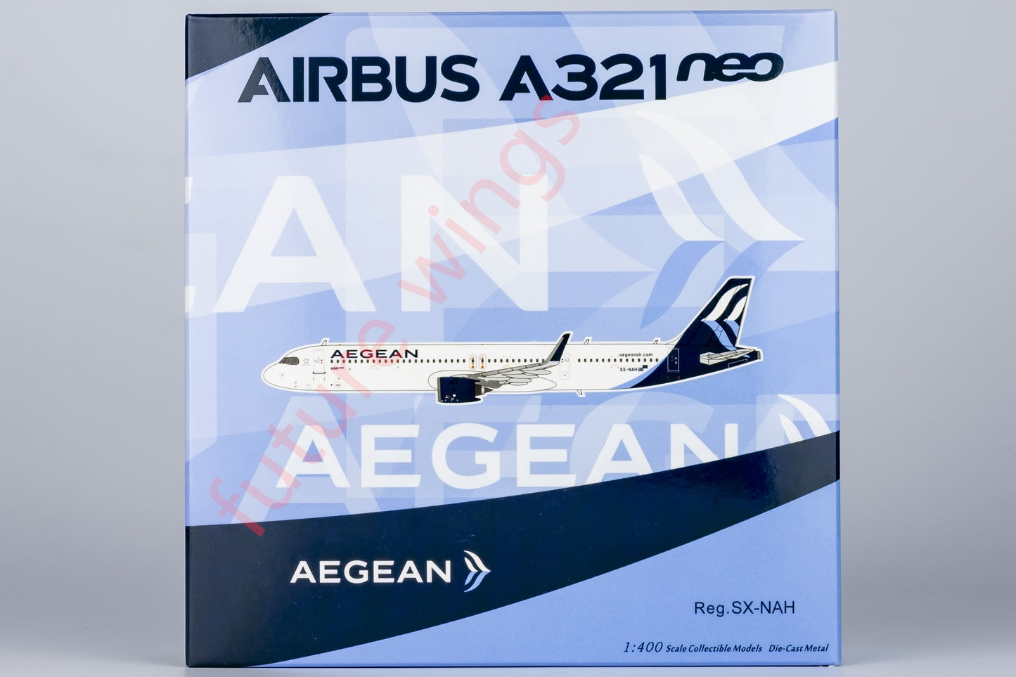 1:400 NG Models NG58238 AEGEAN Air A321NEO SX-NAH Aircraft Model+Free Tractor