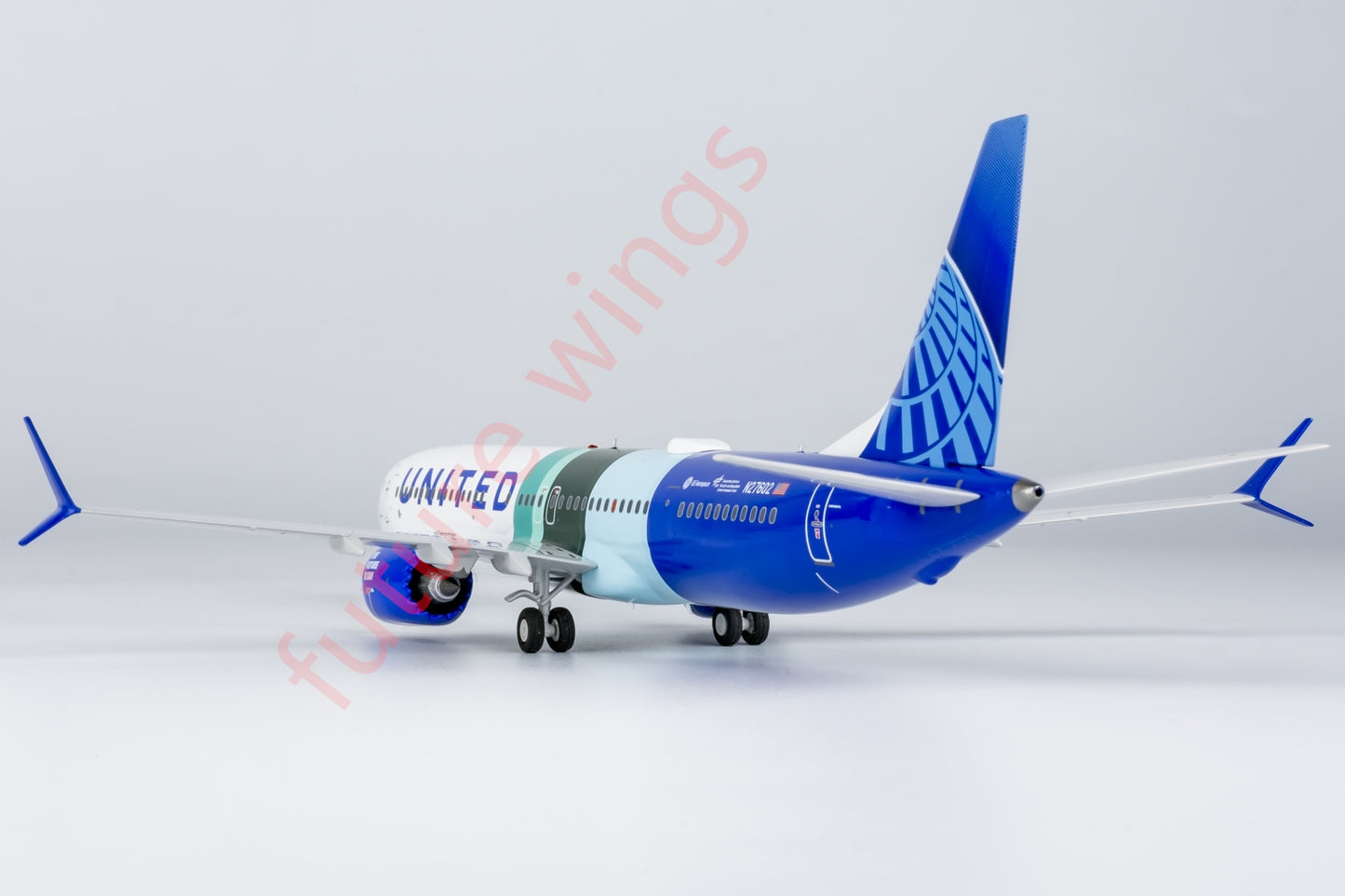 1:200 NG Models NG95003 United Airlines B737 MAX10 N27602 Aircraft Model With Stand