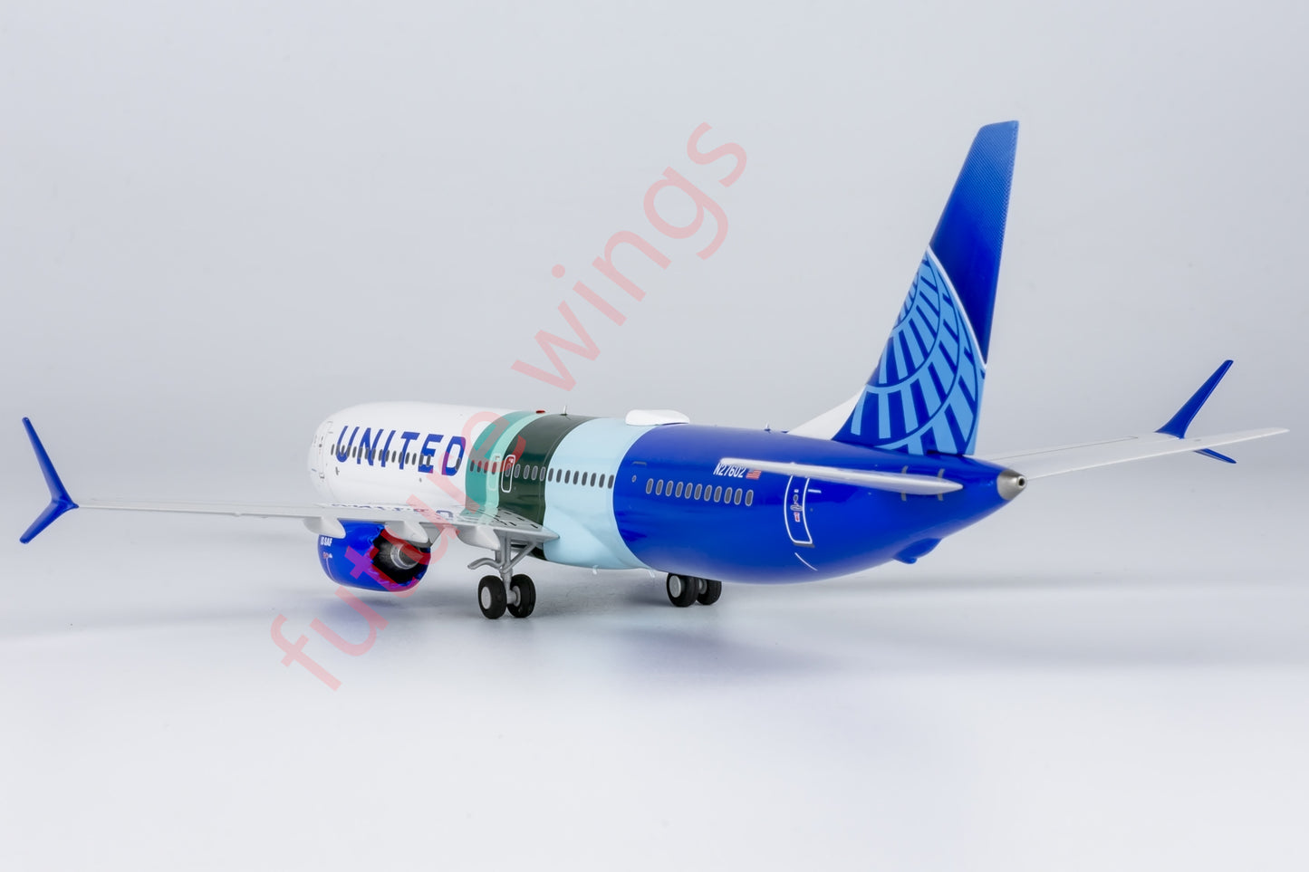 1:200 NG Models NG95002 United Airlines B737 MAX10 N27602 Aircraft Model With Stand