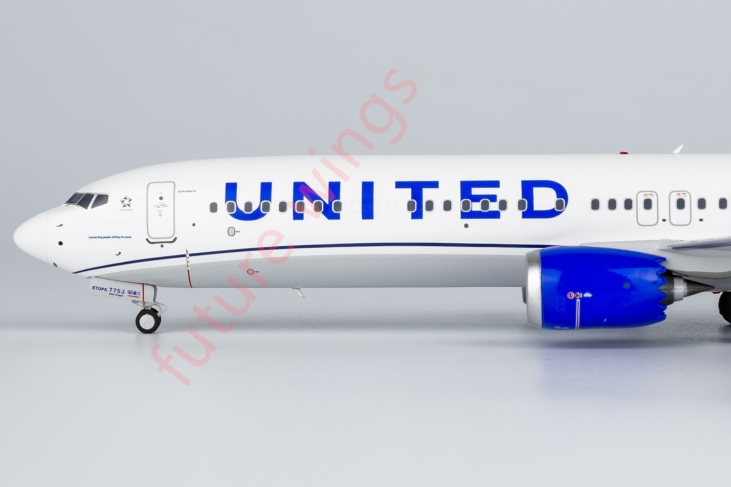 1:200 NG Models NG95001 United Airlines B737 MAX10 N27753 Aircraft Model With Stand