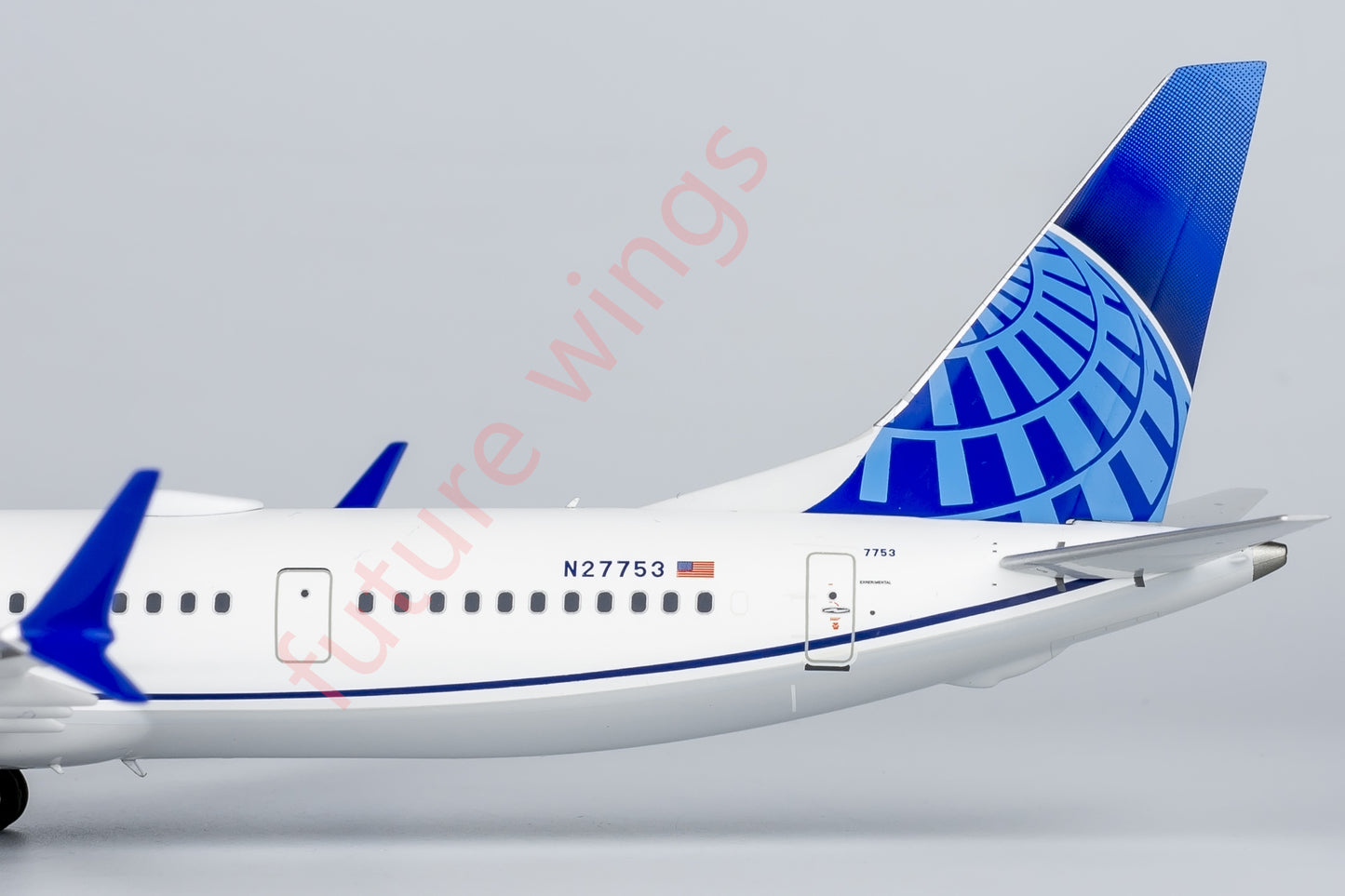 1:200 NG Models NG95001 United Airlines B737 MAX10 N27753 Aircraft Model With Stand