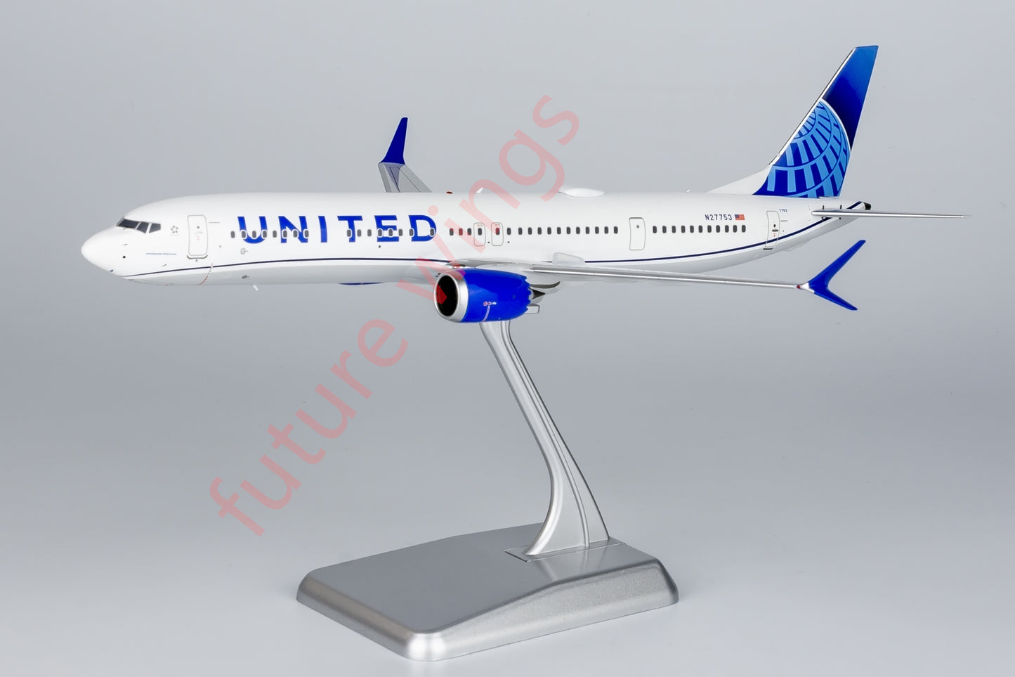 1:200 NG Models NG95001 United Airlines B737 MAX10 N27753 Aircraft Model With Stand