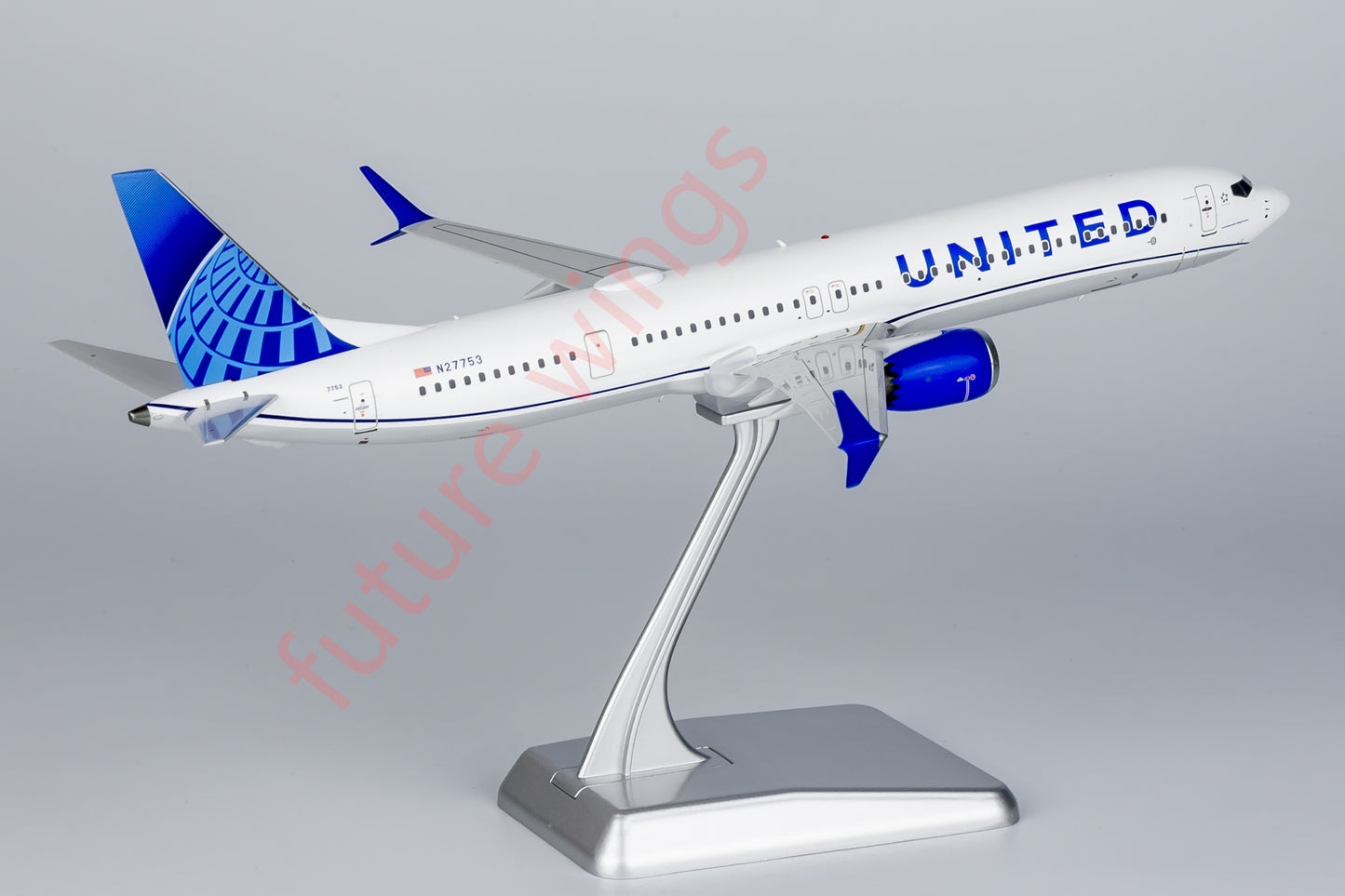 1:200 NG Models NG95001 United Airlines B737 MAX10 N27753 Aircraft Model With Stand