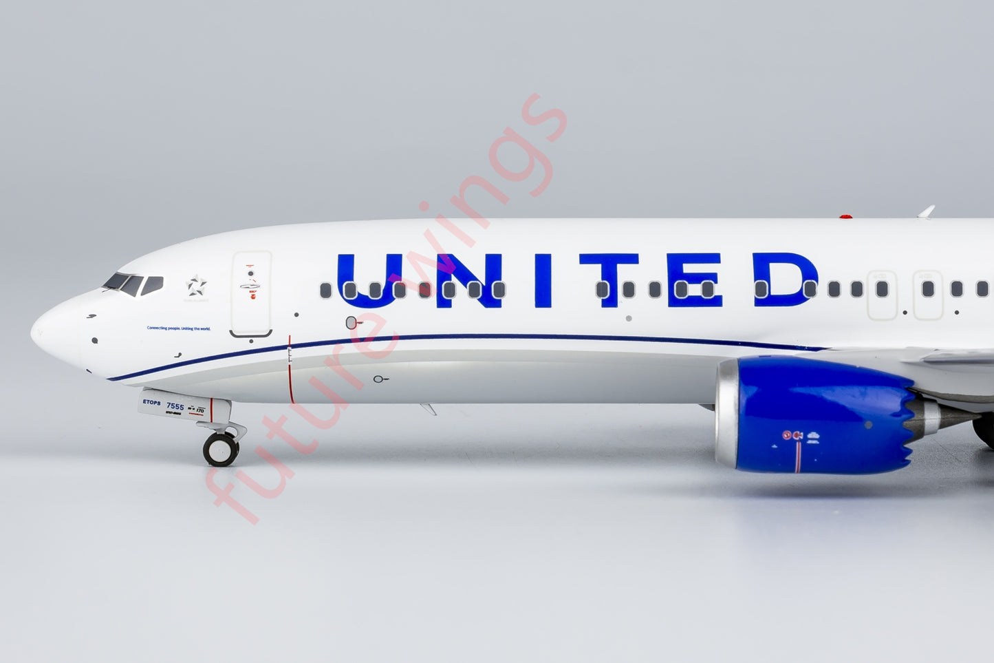 1:200 NG Models NG94001 United Airlines B737 MAX9 N37555 Aircraft Model With Stand